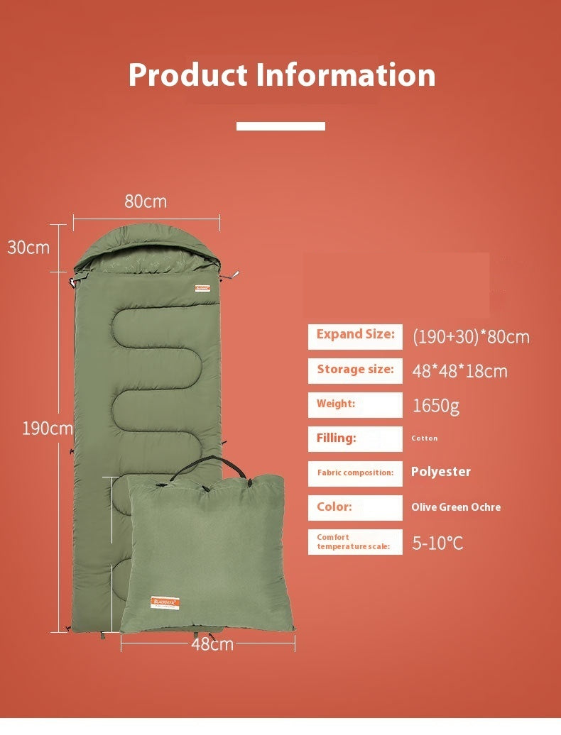 Ultra-light Portable Warm Cotton Sleeping Bag