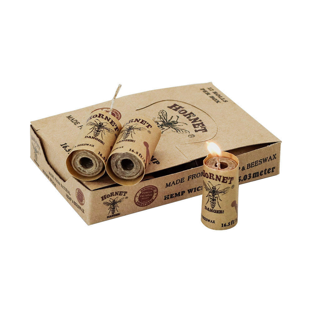 Natural Beeswax Hemp Wick